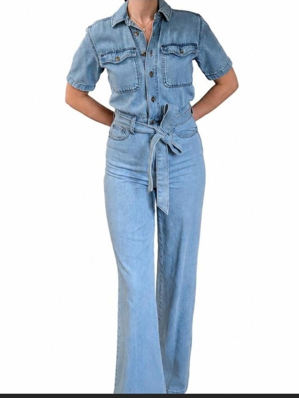 Universal Thread Utility Wide Leg Jumpsuit 12 Workwear Western